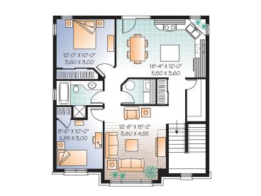 2nd Floor Plan, 027M-0022