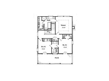 2nd Floor Plan, 030H-0067