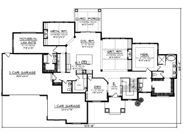 1st Floor Plan, 020H-0475