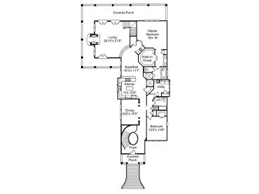 1st Floor Plan, 017H-0026