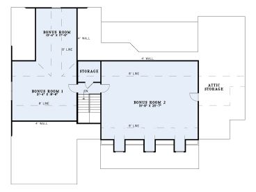 2nd Floor Plan, 025H-0338