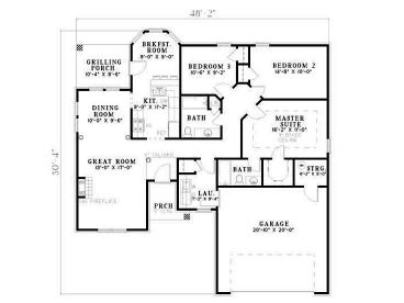 Floor Plan, 025H-0022