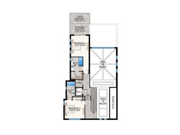 2nd Floor Plan, 069H-0072