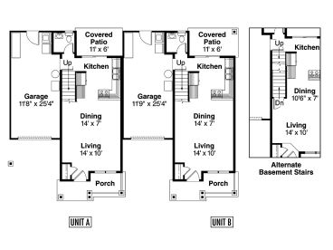 1st Floor Plan, 051M-0005