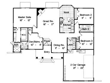 Floor Plan, 043H-0041