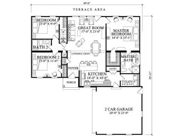 Floor Plan, 063H-0194