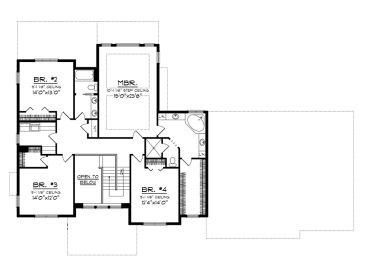 2nd Floor Plan, 020H-0357