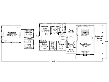 Floor Plan. 051H-0340