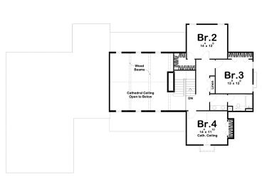 2nd Floor Plan, 050H-0264