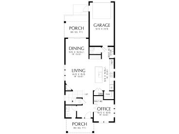 1st Floor Plan, 034H-0502
