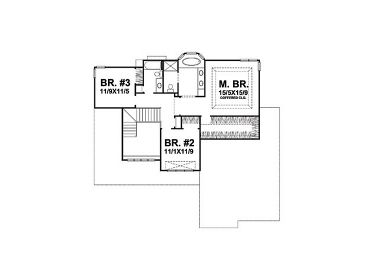 2nd Floor Plan, 016H-0030
