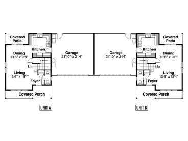 1st Floor Plan, 051M-0011