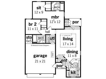 Floor Plan, 021H-0021