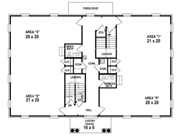 2nd Floor Plan, 006C-0048