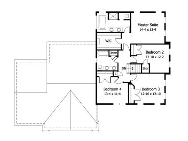 2nd Floor Plan, 023H-0108