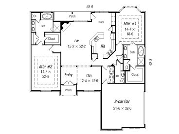 Floor Plan, 061H-0065