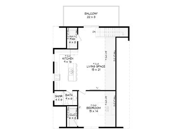 2nd Floor Plan, 062G-0430