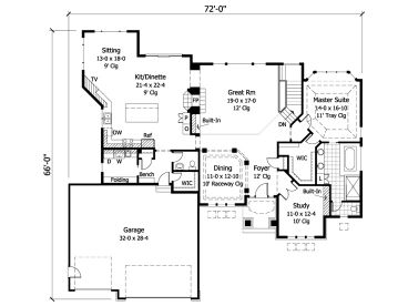 Floor Plan, 023H-0143