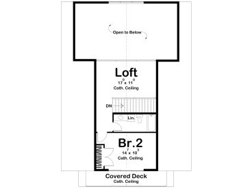 2nd Floor Plan, 050H-0465