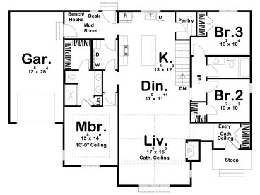 Floor Plan, 050H-0300