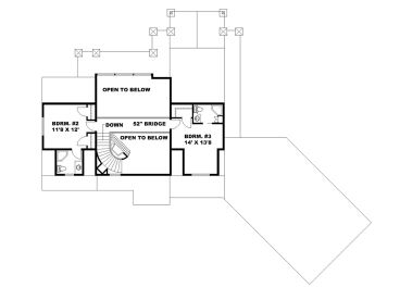 2nd Floor Plan, 012H-0238