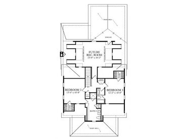 2nd Floor Plan, 063H-0144
