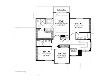 2nd Floor Plan, 020H-0321