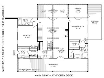Floor Plan, 062H-0294