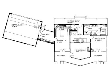 1st Floor Plan, 012H-0132
