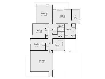 1st Floor Plan, 052H-0065