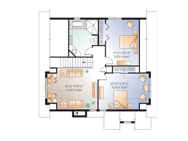 2nd Floor Plan, 027H-0228