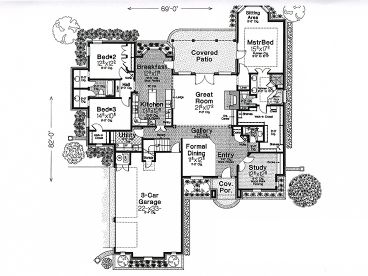 1st Floor Plan, 002H-0089