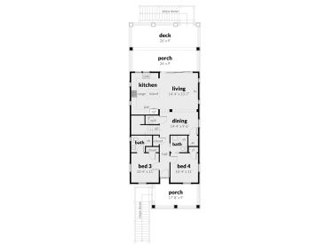 1st Floor Plan, 052H-0131