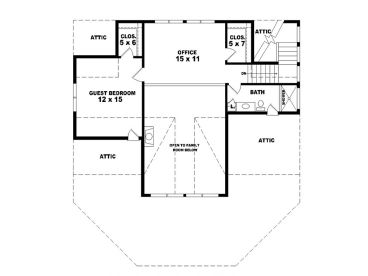 2nd Floor Plan, 006H-0030