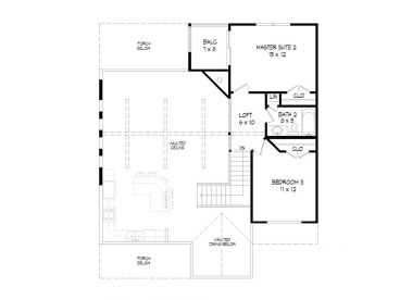 2nd Floor Plan, 062H-0103