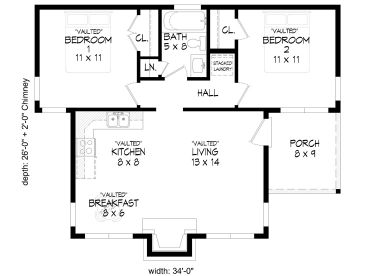 Floor Plan, 062H-0385