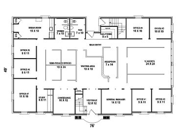 1st Floor Plan, 006C-0051