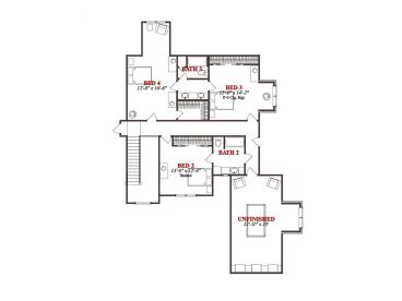 2nd Floor Plan, 073H-0039