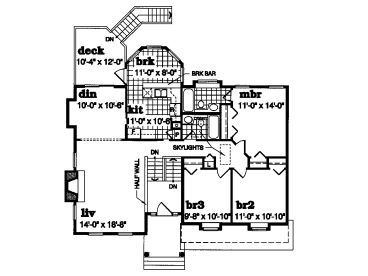 Floor Plan, 032H-0069