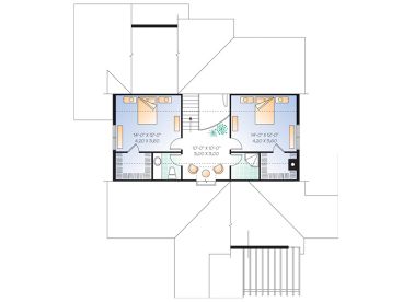 2nd Floor Plan, 027H-0020