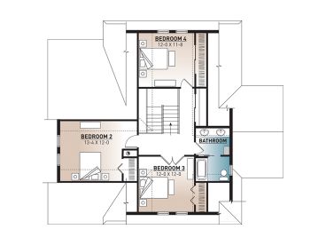 2nd Floor Plan, 027H-0452
