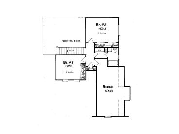 2nd Floor Plan, 030H-0065