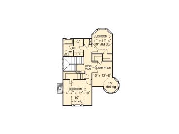 2nd Floor Plan, 054H-0008