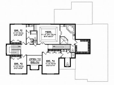 2nd Floor Plan, 020H-0146