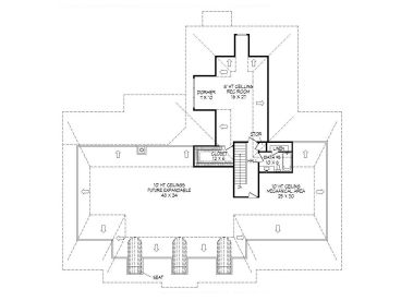 2nd Floor Plan, 062H-0165