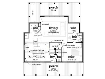 1st Floor Plan, 021H-0274