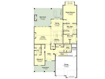 1st Floor Plan, 079H-0030