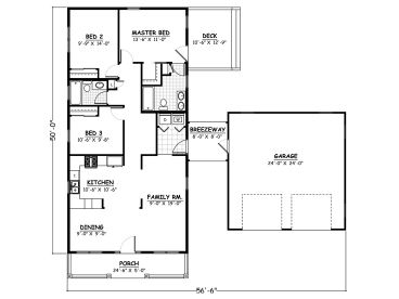 Floor Plan, 078H-0032