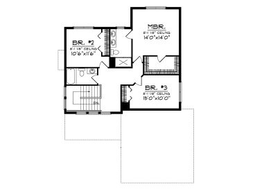 2nd Floor Plan, 020H-0251