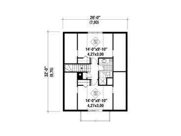 2nd Floor Plan, 072H-0019
